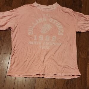 American Eagle Outfitters Light Pink T-Shirt
